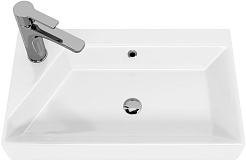 Dreja Мебель для ванной Slim 55 подвесная белая/дуб кантри – фотография-11